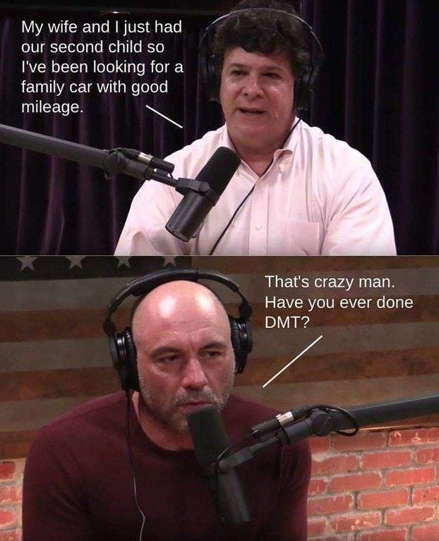 That's Crazy, Man. Have You Ever Done DMT?