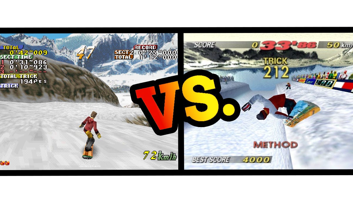 Which Was Better: '1080° Snowboarding' or 'Cool Boarders 2'?
