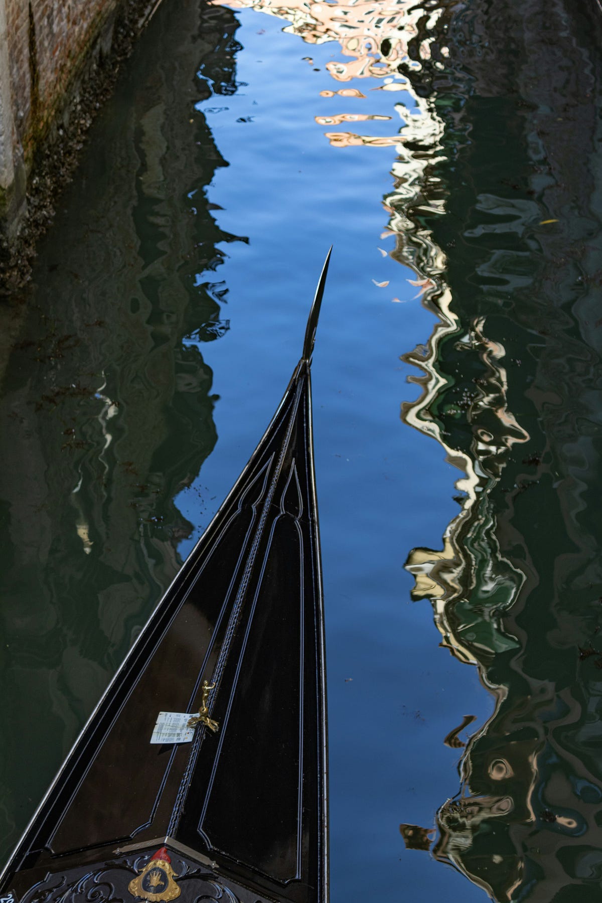Boat on a stream. Boat on a stream.