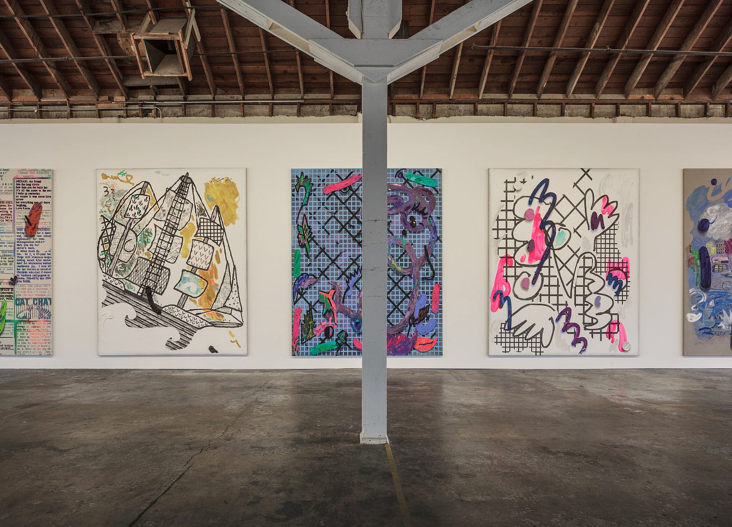 Laura Owens at 356 Mission, Los Angeles | Contemporary Art Daily