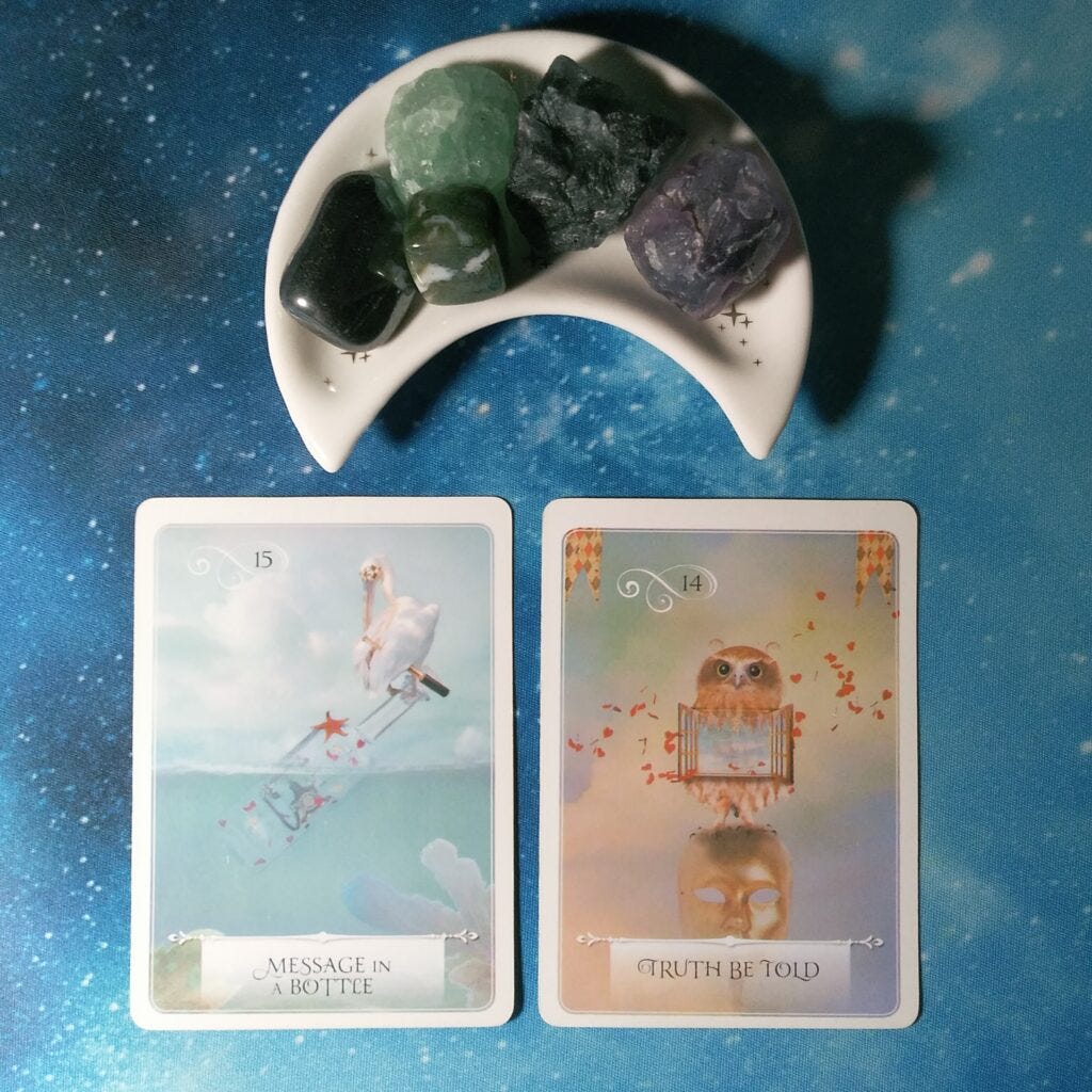 A Message from the Universe ~ Messages and Triggers, Wisdom of the Oracle cards A Message from the Universe ~ Messages and Triggers, Wisdom of the Oracle cards