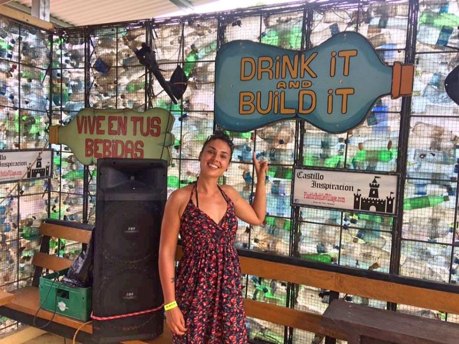 Volunteer for Plastic Bottle Village, on Isla Colon, Bocas del Toro Volunteer for Plastic Bottle Village, on Isla Colon, Bocas del Toro
