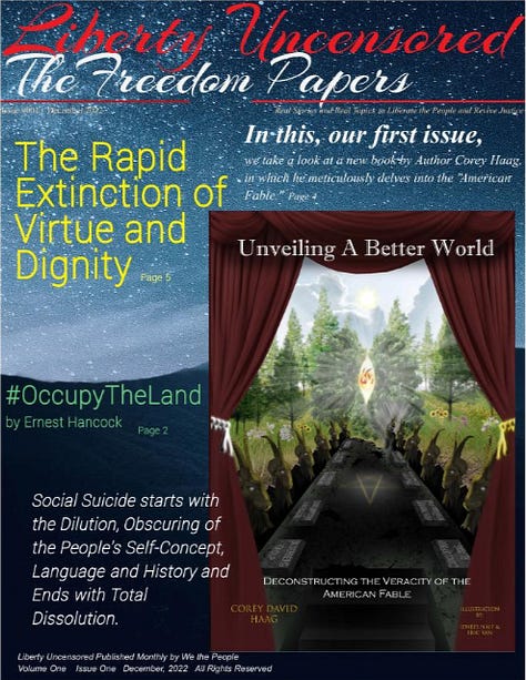 Liberty Uncensored Newspaper Issues 1-8