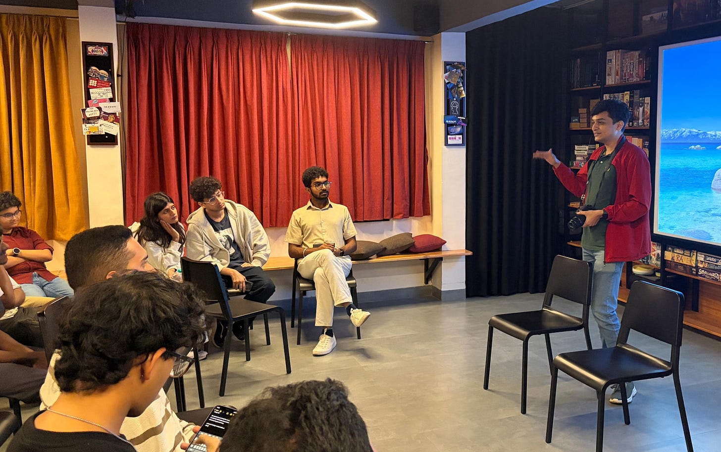 Post-screening discussion after Pather Panchali