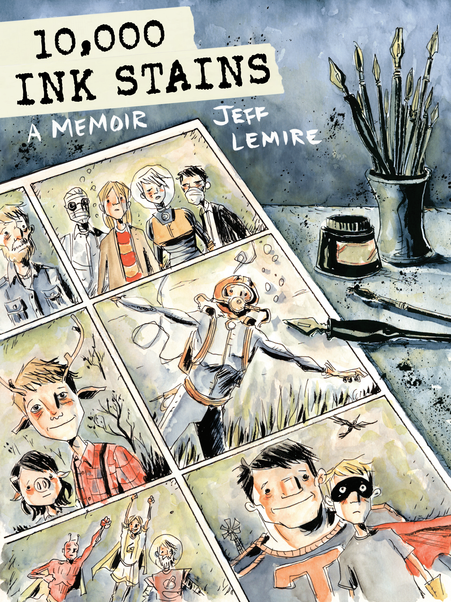 Announcing my illustrated memoir: 10,000 INK STAINS