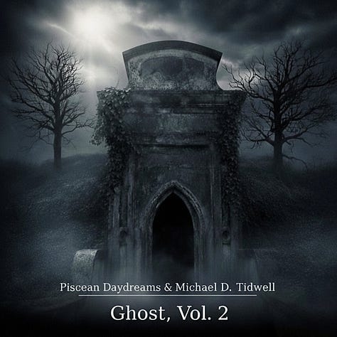 Photos of Piscean Daydreams, Michael D. Tidwell, and their new album cover