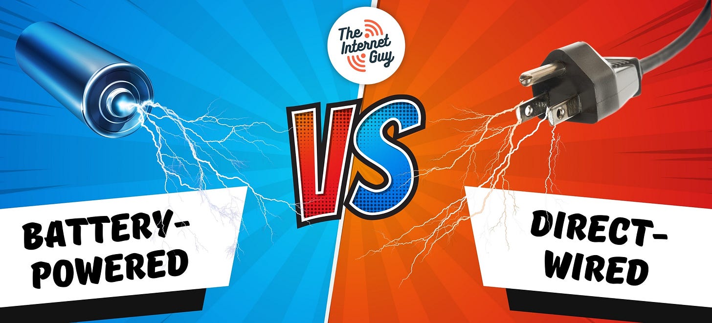 Battery-Powered VS Direct-Wire Security Cameras. Which works best for you?