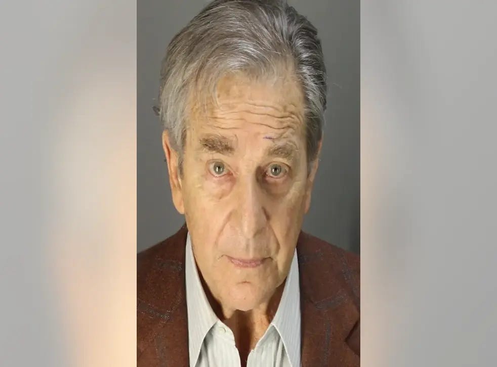 <p>Mr Pelosi’s mugshot.</p>