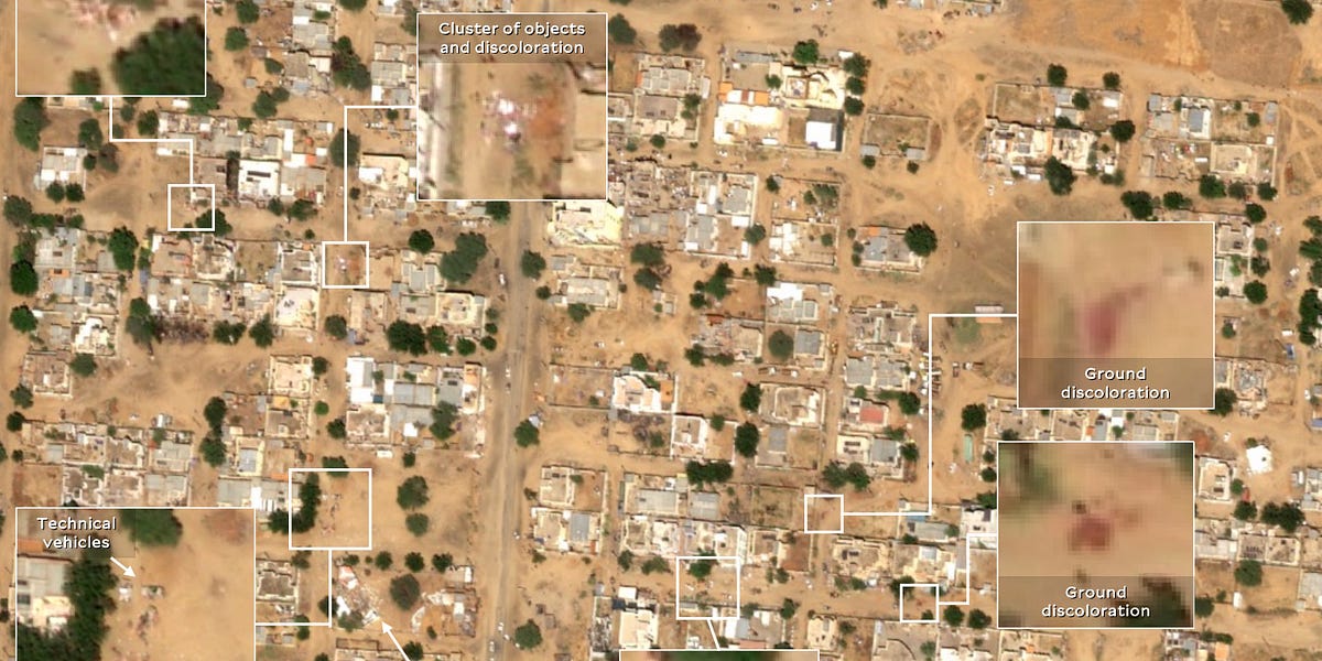 🚨🇸🇩 The Blood is Visible From Space