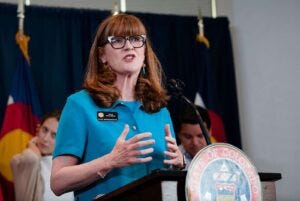 Speaker of the Colorado House of Representatives Democrat Julie McCluskie