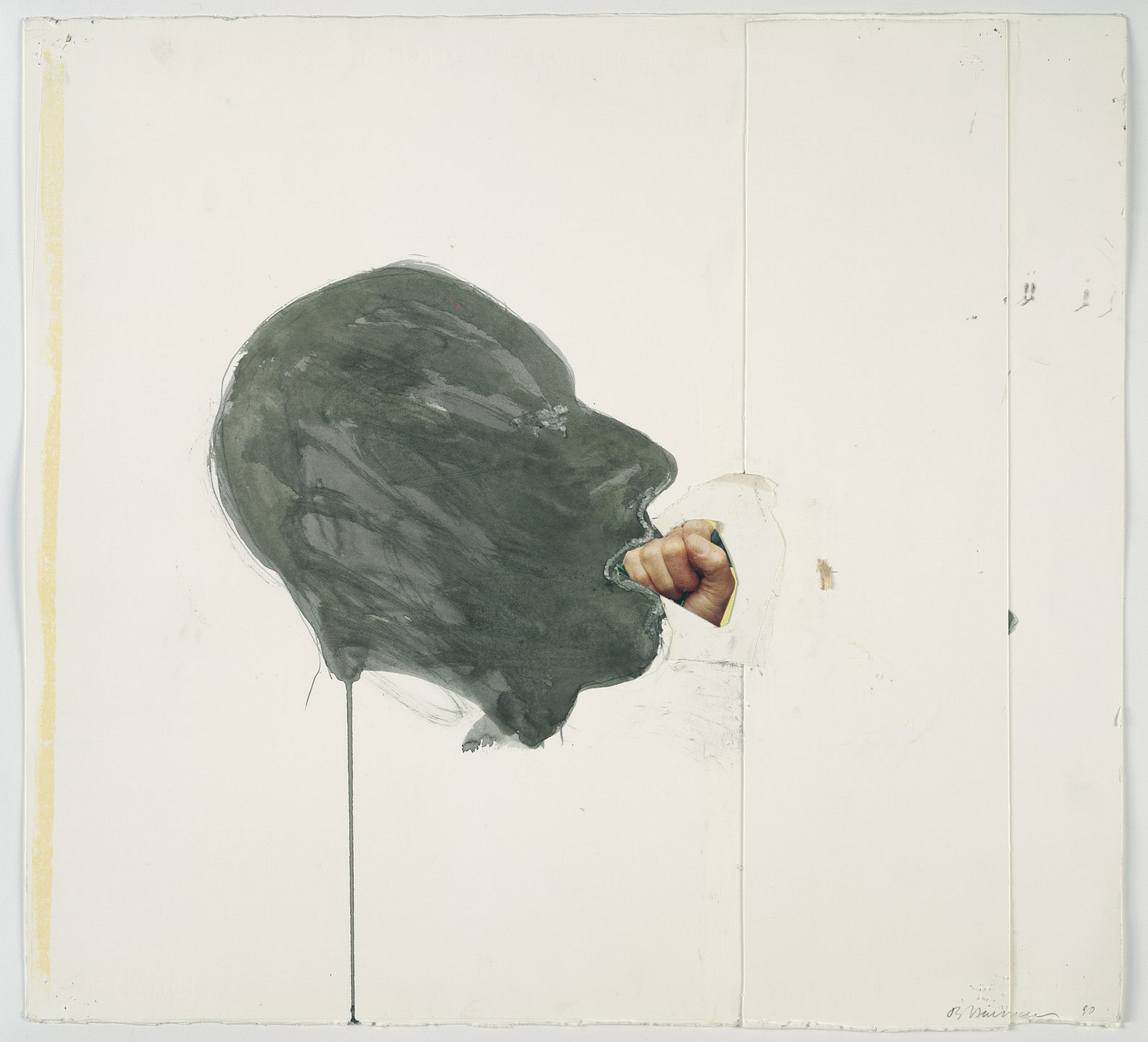 Bruce Nauman. Fist in Mouth. 1990 | MoMA