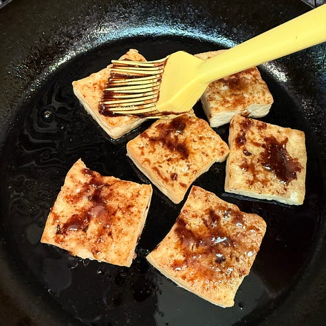 rose harissa tofu
