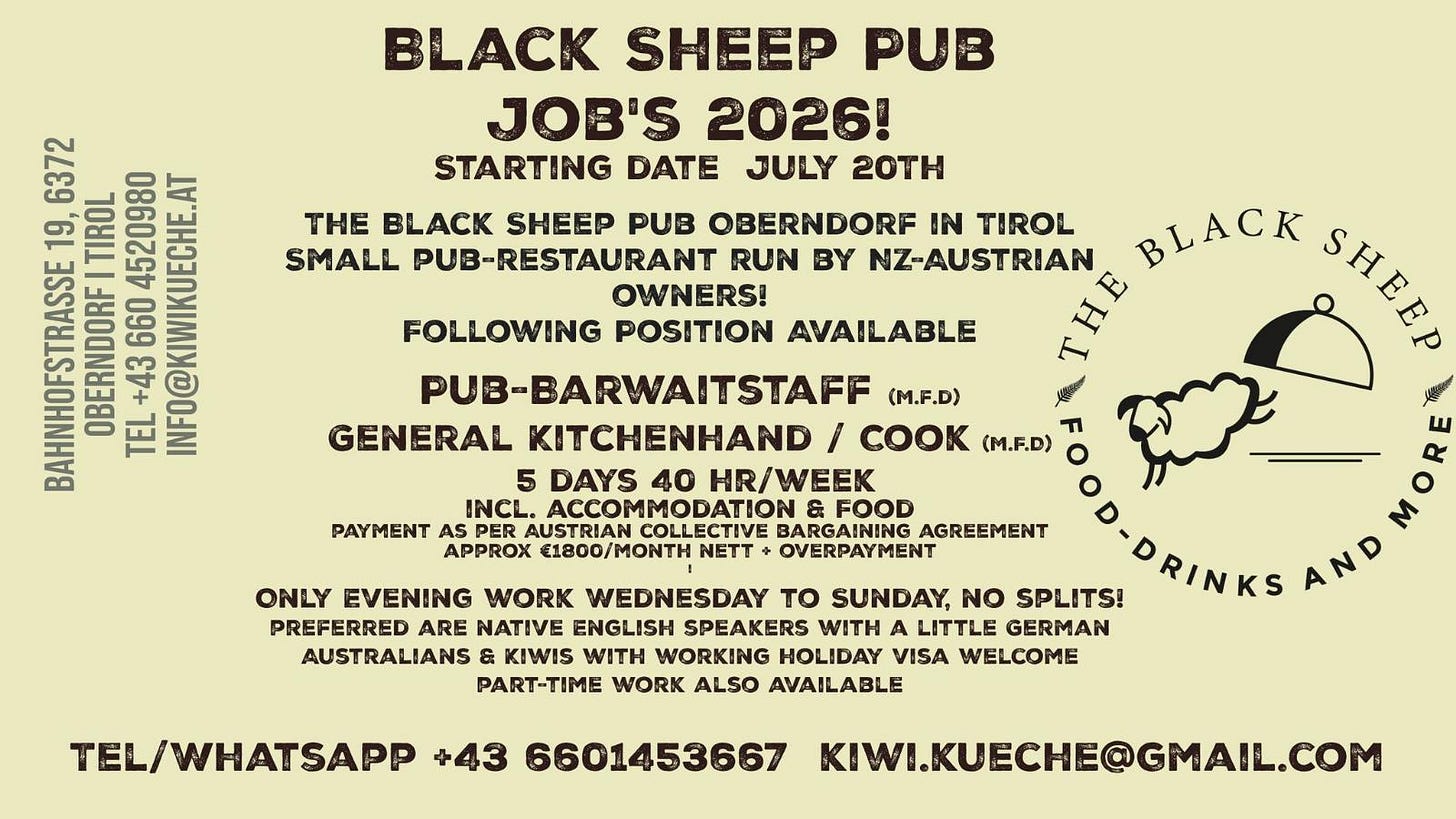 The Black Sheep Pub in Orbendorf is hiring The Black Sheep Pub in Orbendorf is hiring