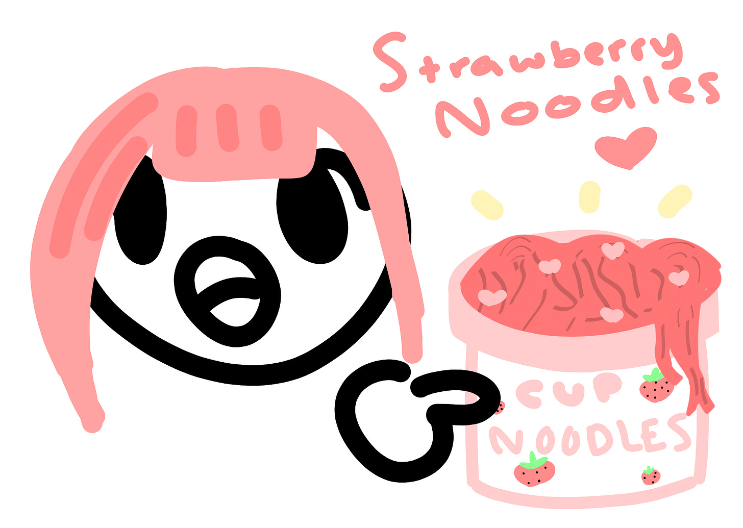 STRAWBERRY NOODLES