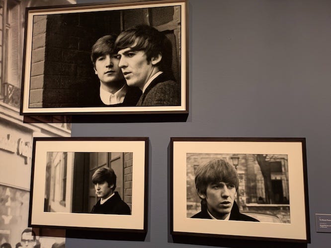 Ed Sullivan and the Beatles; fans and photos; John; John and Paul; John and George