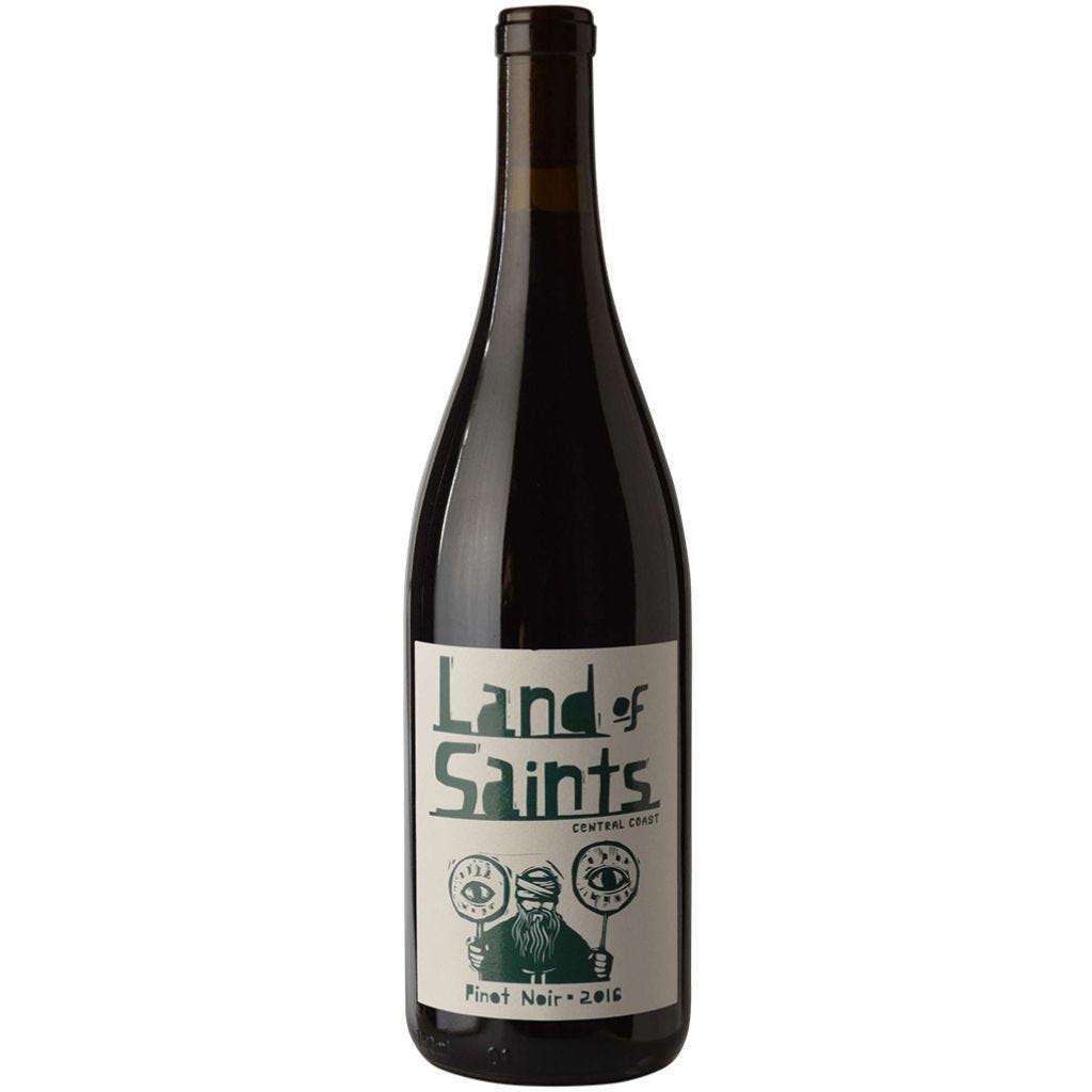 Land of Saints Pinot Noir - Upper Glass