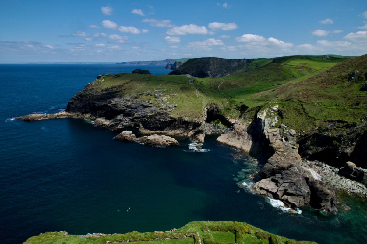 view of a rugged coastline