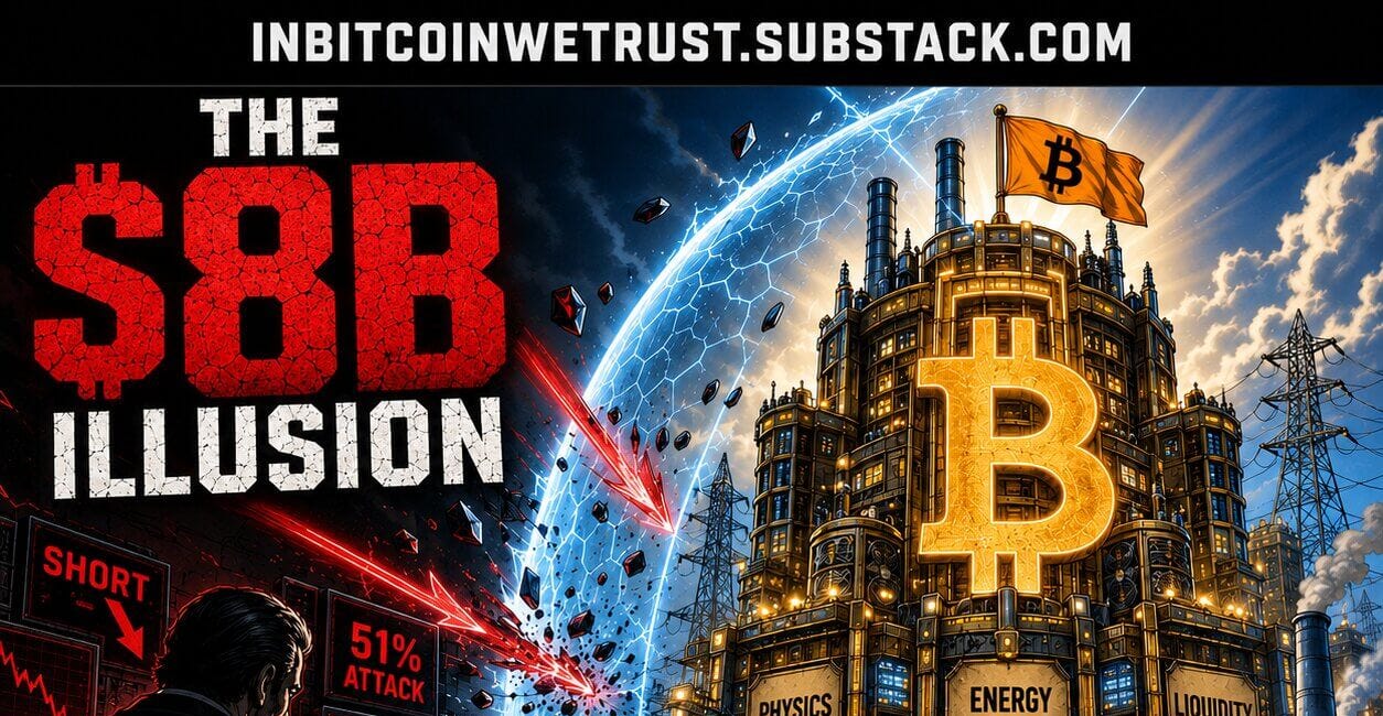 The $8 Billion Mirage: Why Shorting Bitcoin to Death is a Fantasy.