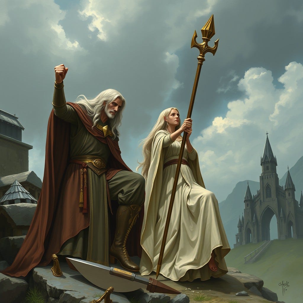 Thingol and Melian ruling in Doriath Thingol and Melian ruling in Doriath