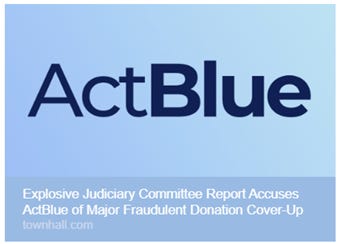 ActBlue Exposes Major Fraudulent Donation Cover-Up, AI-generated content may be incorrect.