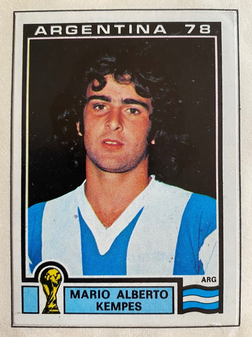 Figurina Kempes Argentina '78