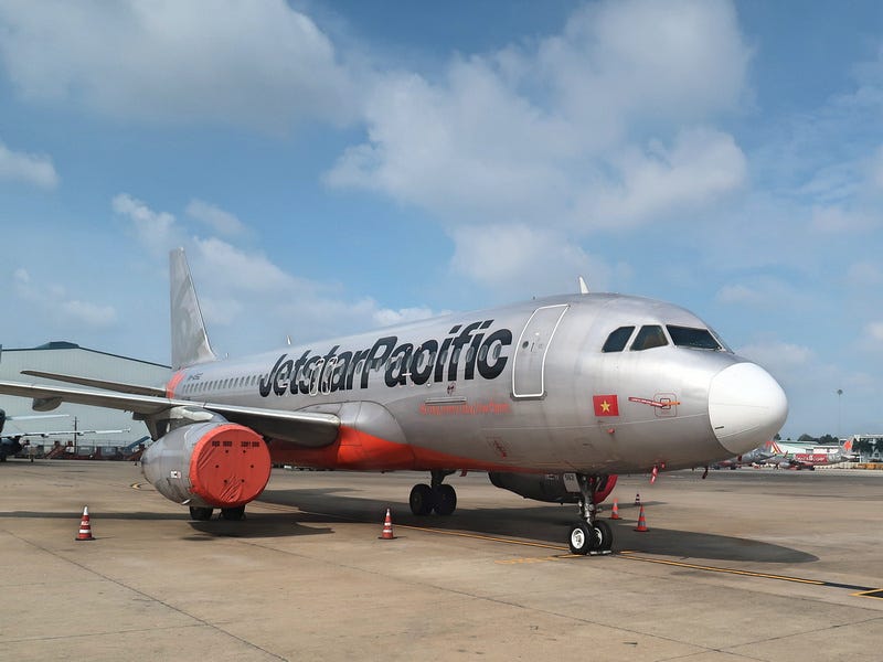 Parked Jetstar