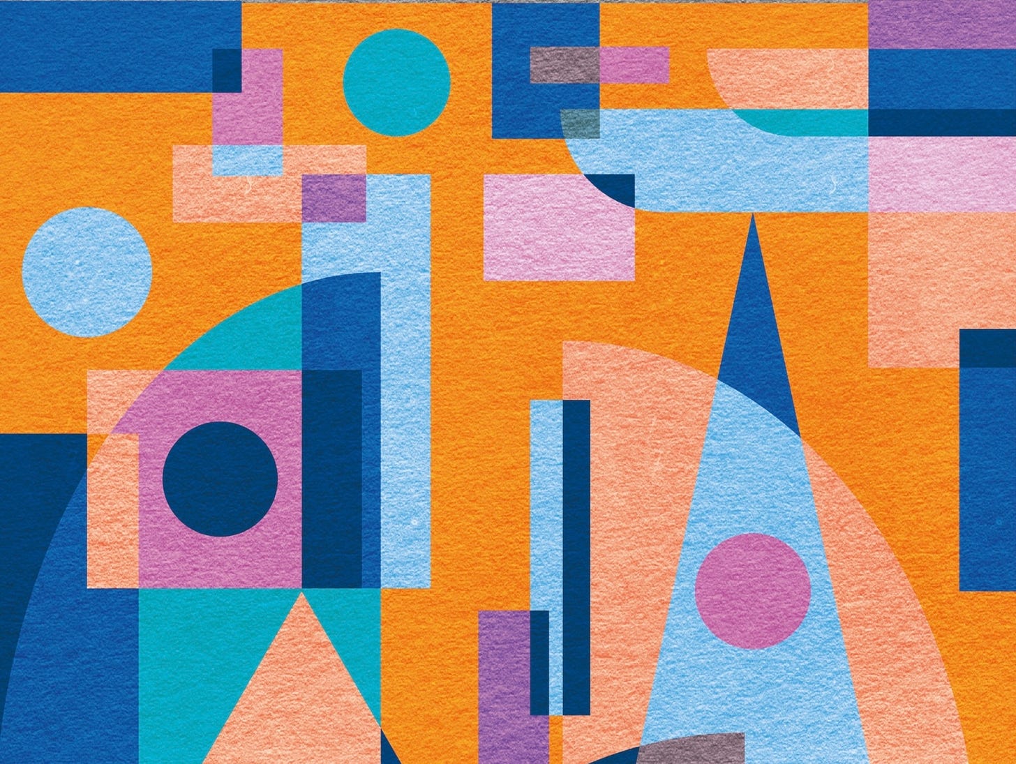 Abstract art in geometric shapes by Jen Du on Dribbble