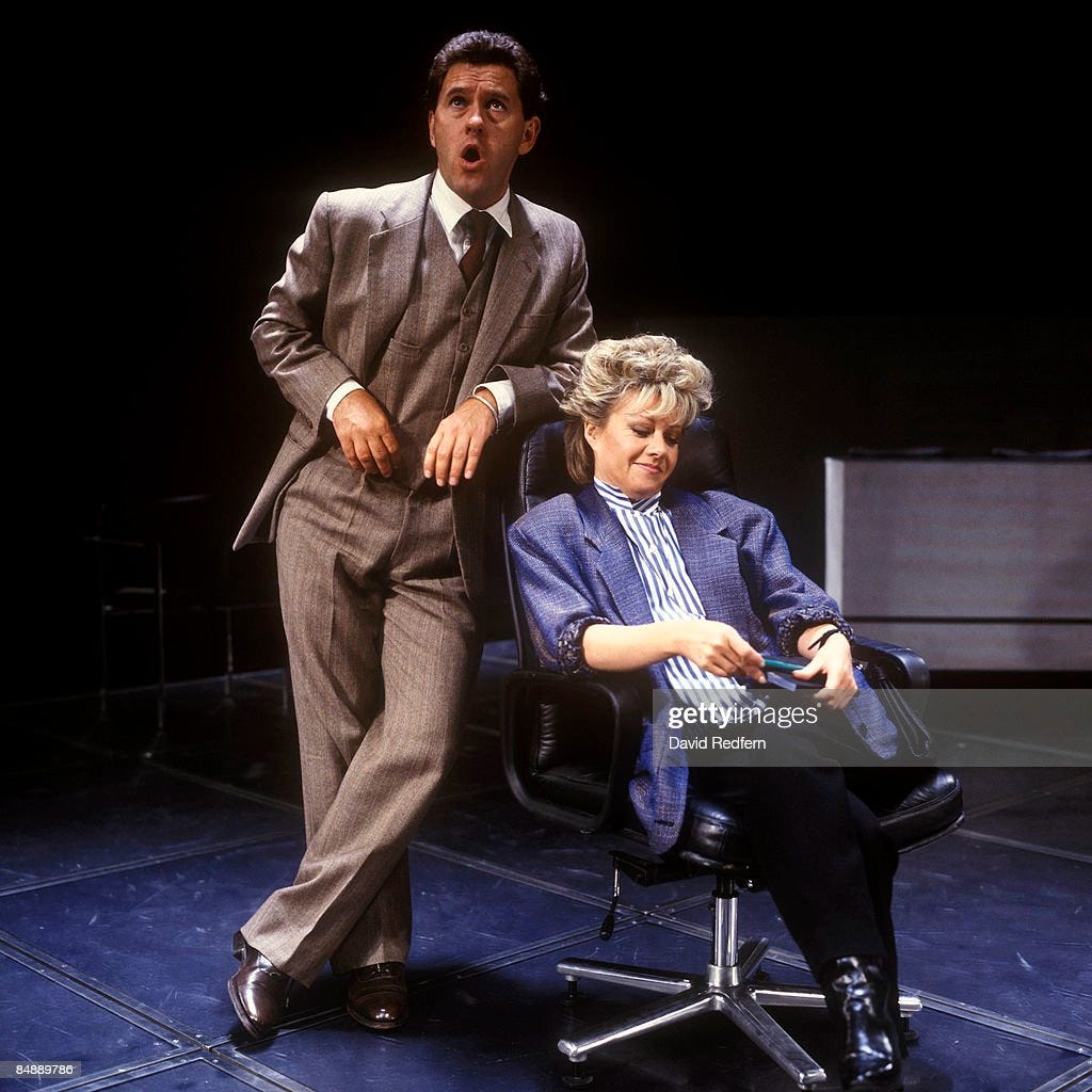 Photo of Elaine PAIGE and Tommy KORBERG and CHESS; Tommy Korberg and...  News Photo - Getty Images