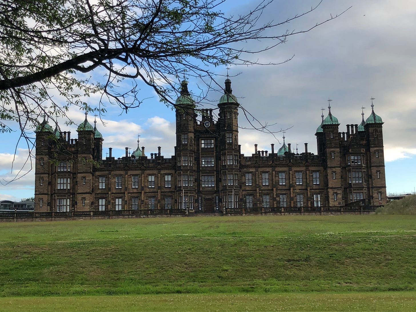 Photo of the Playfair Building in Scotland, formerly Donaldson School for the Deaf