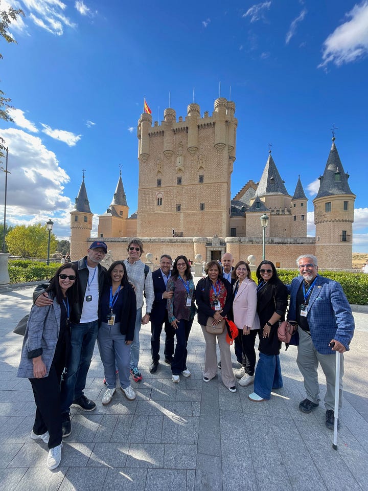 Funcionarios de Republica Dominicana, Mexico, Costa Rica, Ecuador y Venezuela en Madrid