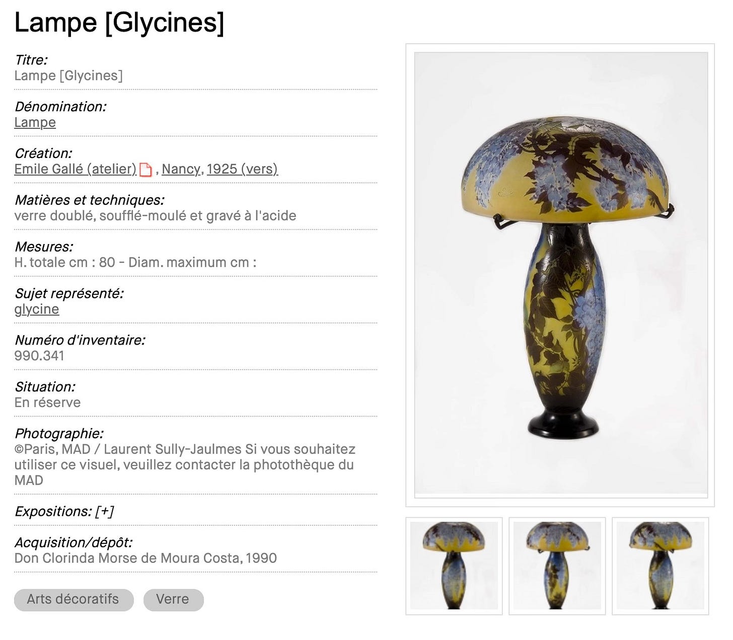 Émile Gallé, Gallé or Établissements Gallé, what's in a name?