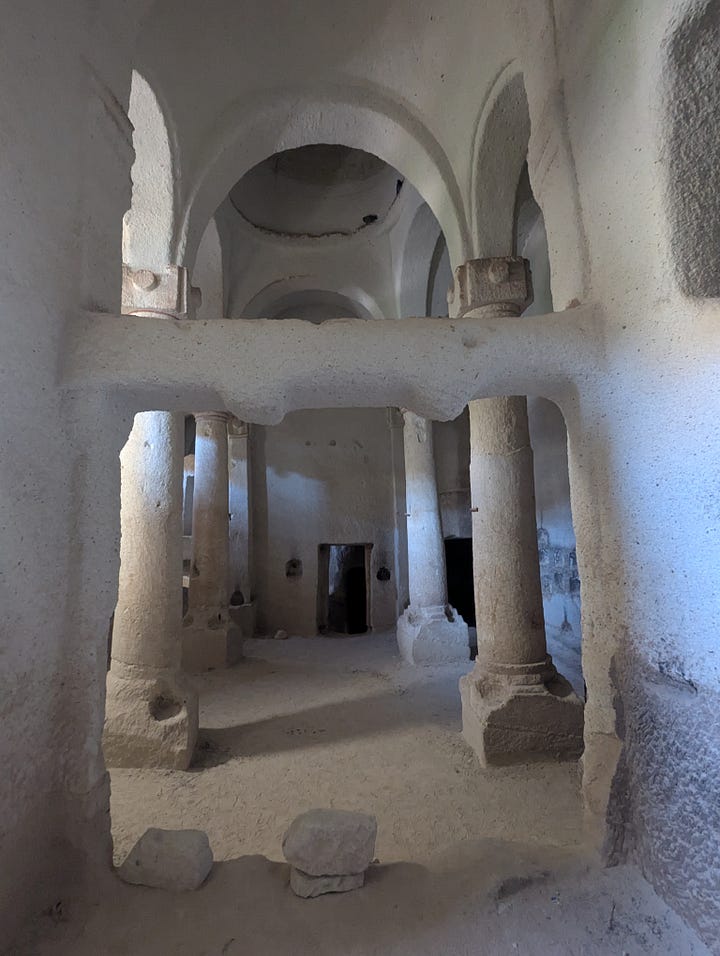 Column Church and a rushed return to Göreme