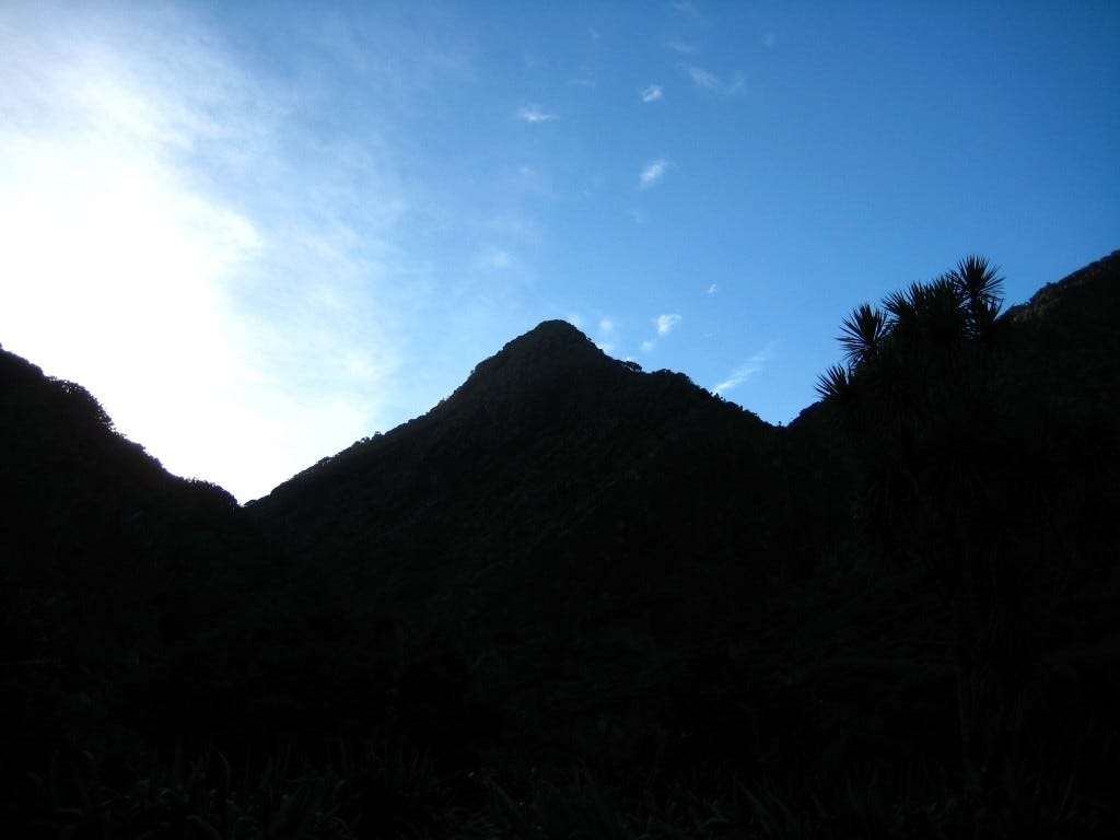 Pararaha Valley as sun rises Pararaha Valley as sun rises