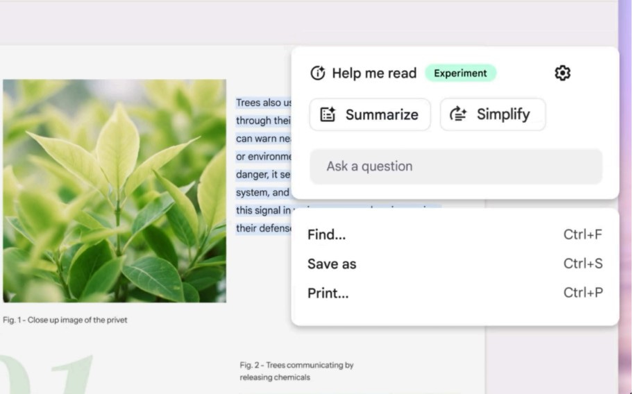 “Simplify” with Help me read