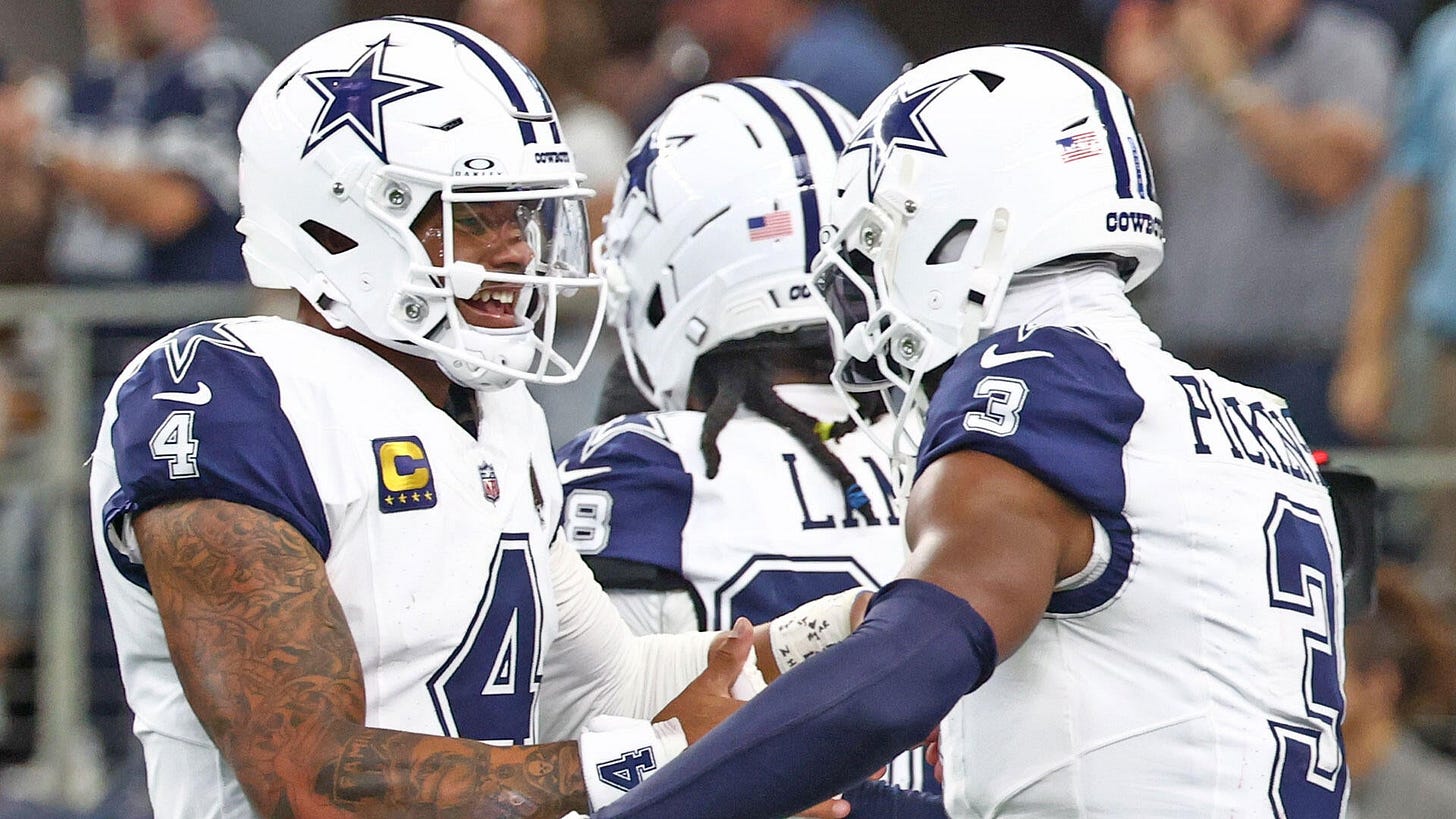 NFL Week 8 bold predictions: Cowboys' CeeDee Lamb and George Pickens both  top 100 yards - CBS Sports