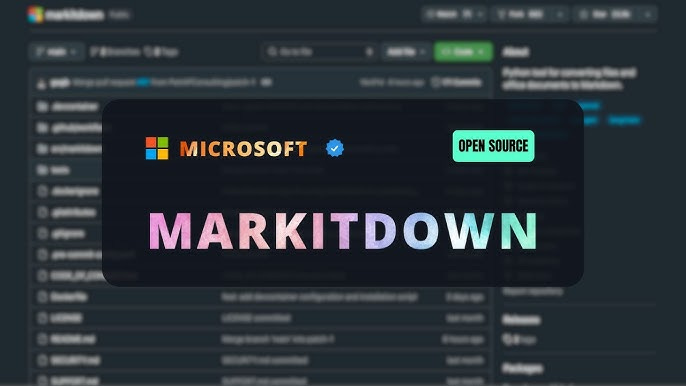 Microsoft MarkItDown: Convert Files and Office Documents to Markdown (Local  Install Step by Step)
