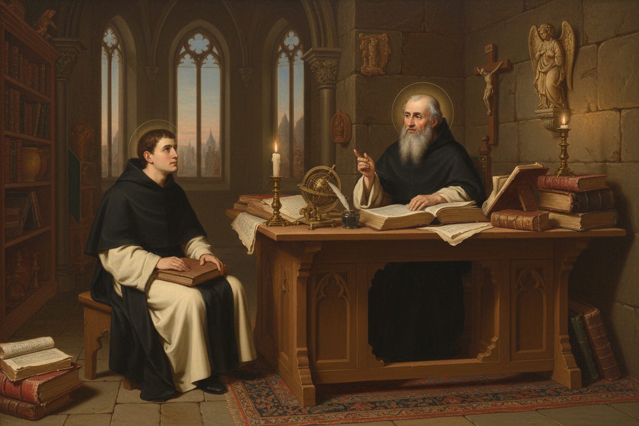 Saint Thomas Aquinas Formation under Saint Albert the Great