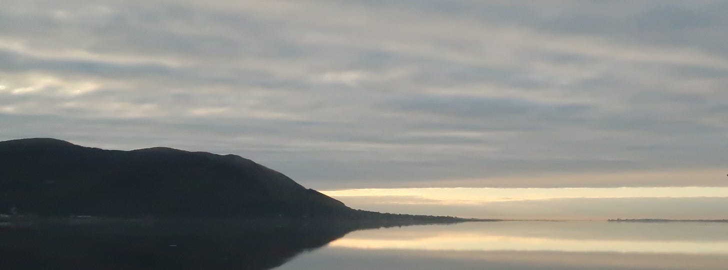 Where the Dark Mourne sweeps down to the sea © Dennis Greene, 2025. All rights reserved.