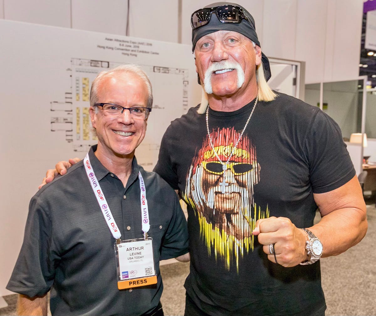 Hulk Hogan and Arthur Levine