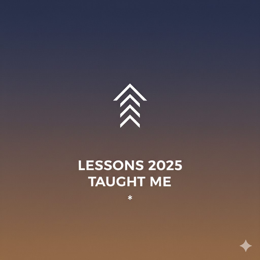 Lessons from 2025 - This is Excellent
