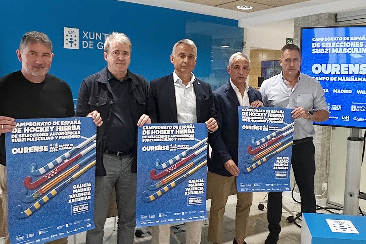 Presentación del Campeonato de España de Hockey Hierba de Selecciones Autonómicas sub 21 masculino y femenino.