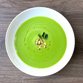Quick and fast pea soup