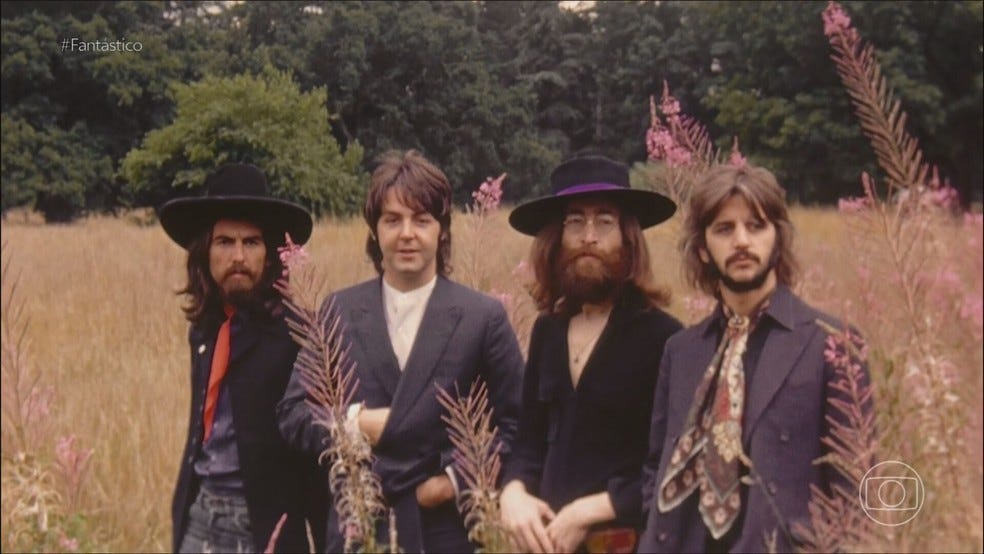 ‘Now And Then’, nova música dos Beatles, foi lançada com ajuda de inteligência artificial; entenda — Foto: Reprodução/TV Globo