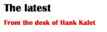 From the desk of graphic copy From the desk of graphic copy