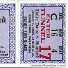 A History of Rose Bowl Tickets 1902-1944