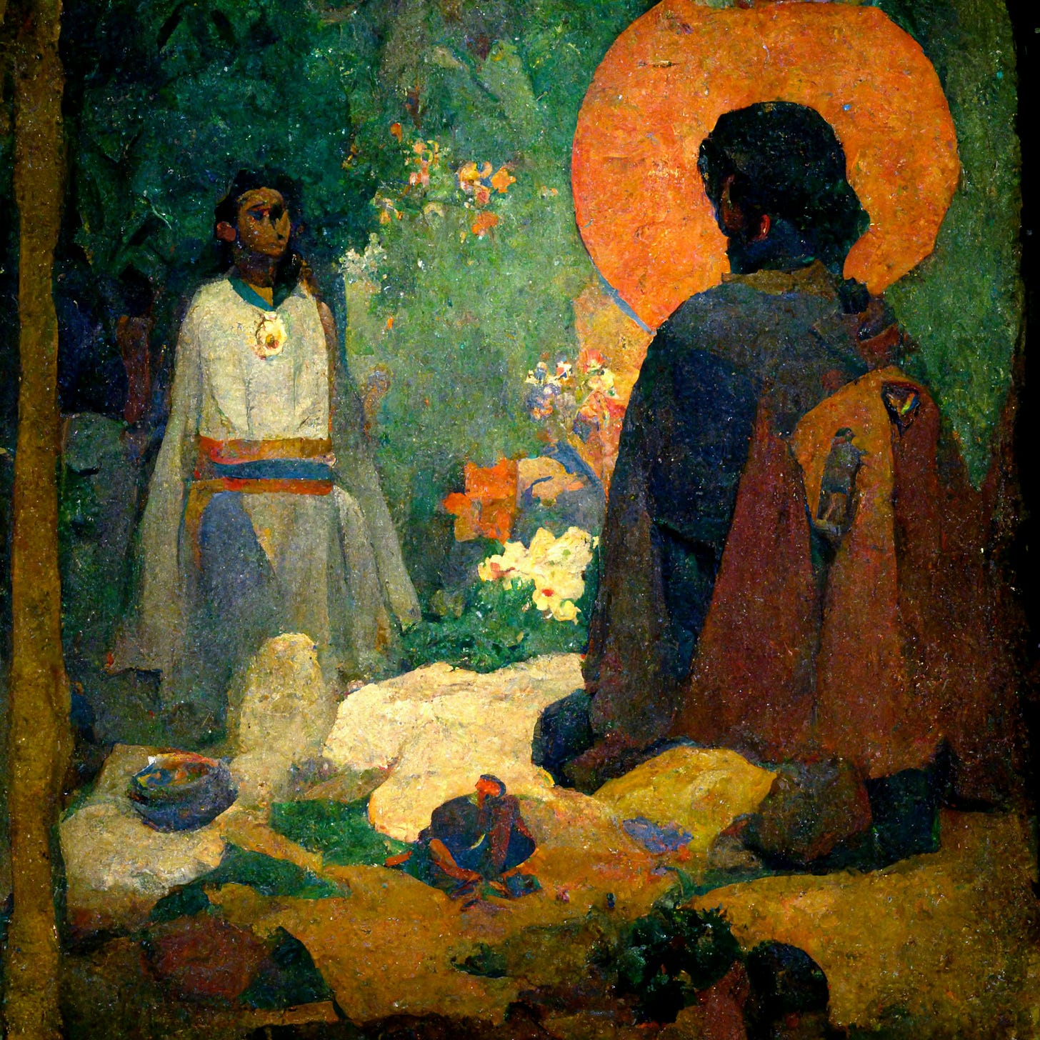 imitation of christ by PAUL GAUGUIN