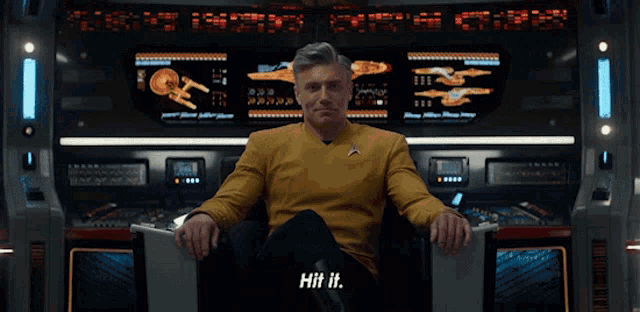Hit It Captain Christopher Pike GIF - Hit It Captain Christopher Pike Anson  Mount - Discover & Share GIFs
