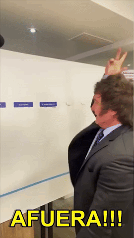 Javier Milei Afuera GIF - Javier milei AFUERA - Discover & Share GIFs