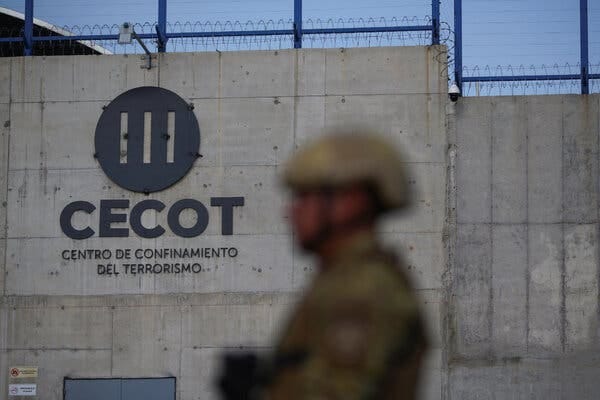 Inside El Salvador's CECOT Prison, Where Abrego Garcia Was Held - The New  York Times