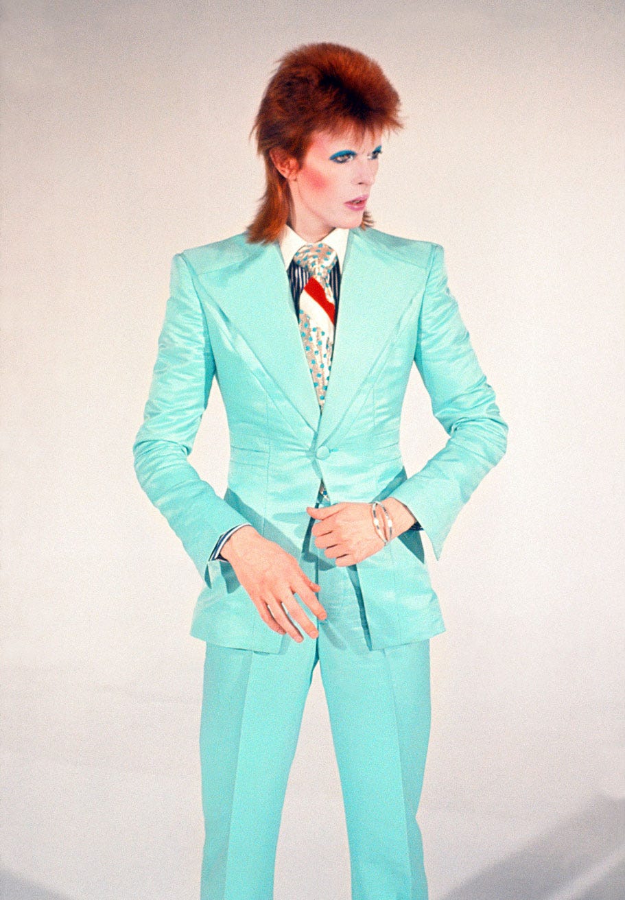 David Bowie on the set of the Life On Mars? video, 13 June 1973 | The ...